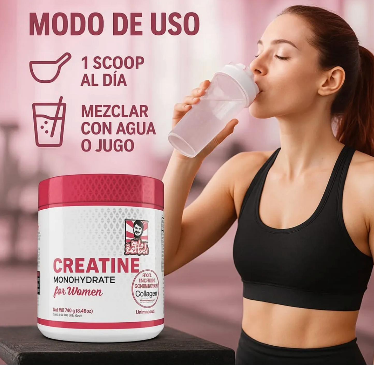 💪 Creatina Monohidratada para mujeres - OLD SCHOOL