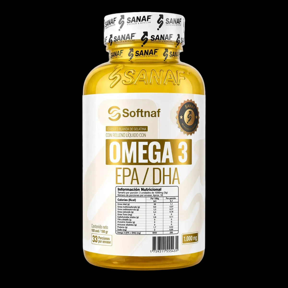OMEGA 3 EPA + DHA SOFTNAF