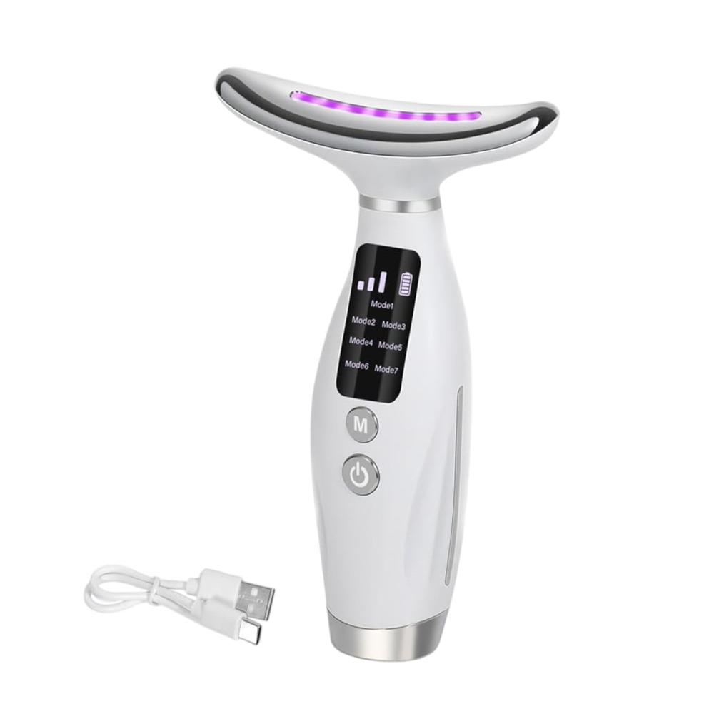 Masajeador Facial Pantalla 7LED