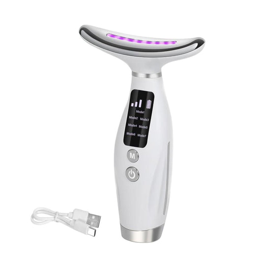 Masajeador Facial Pantalla 7LED
