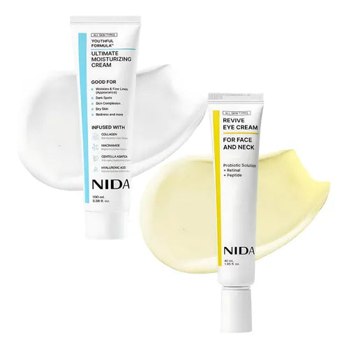 ✨ Kit NIDA Youthfull Moisturizing Cream 120 ml + Revive Eye Cream 60 ml